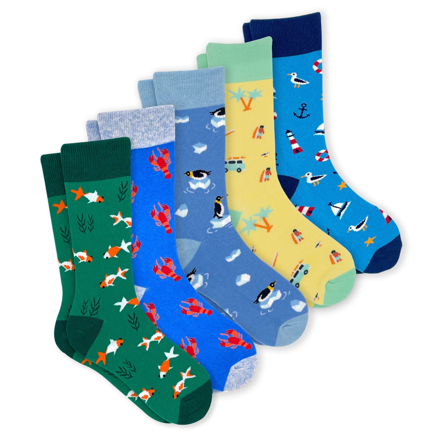 Dress Socks - Summer 5 Pack