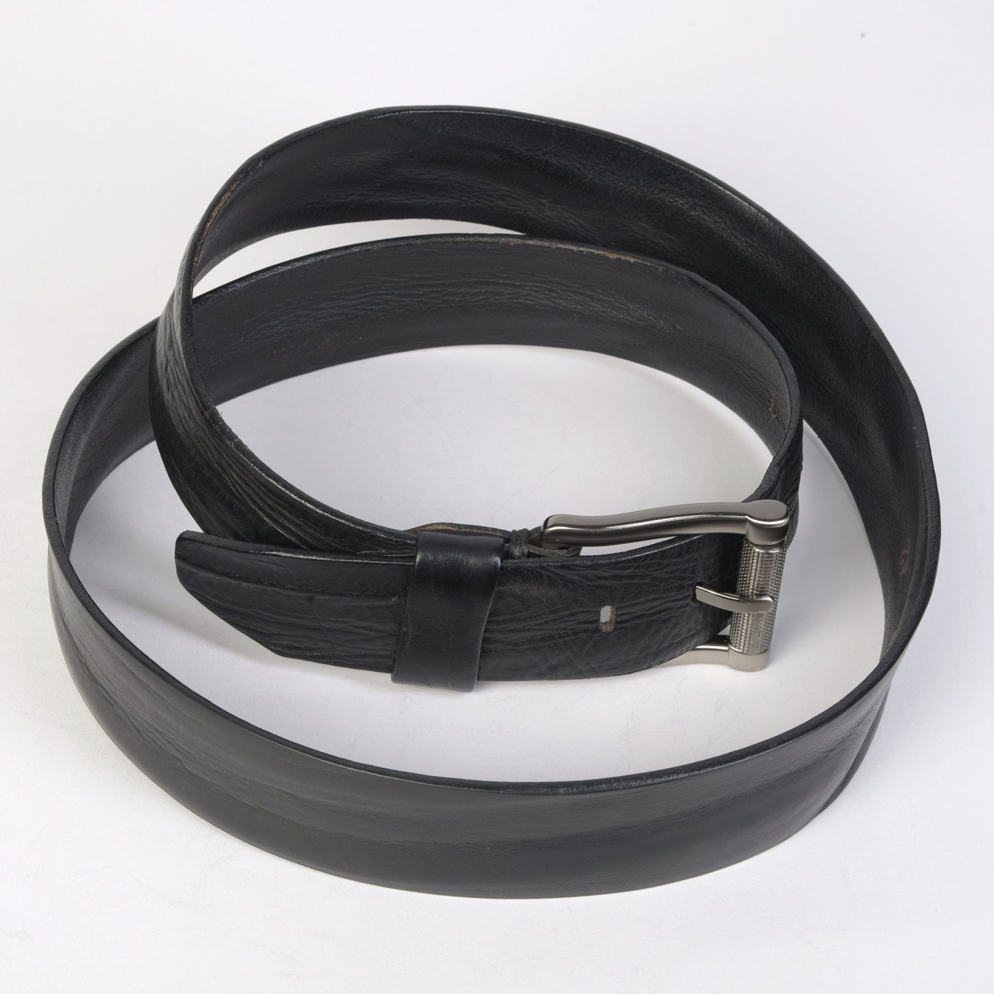 Men's Wash and Wrinkled Leather Belt