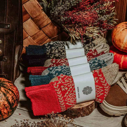 Nordic Scandi Socks - UNISEX 5 pack (Made in Ukraine)
