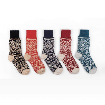 Nordic Scandi Socks - UNISEX 5 pack (Made in Ukraine)