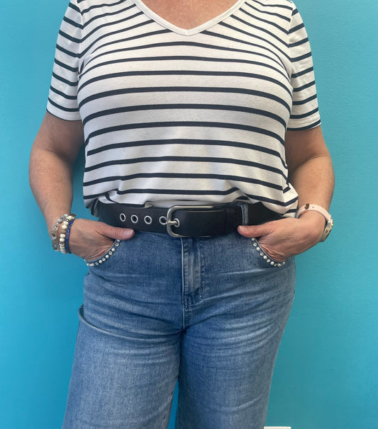 Eyelet Unisex Belt: designed and crafted by J. Savile